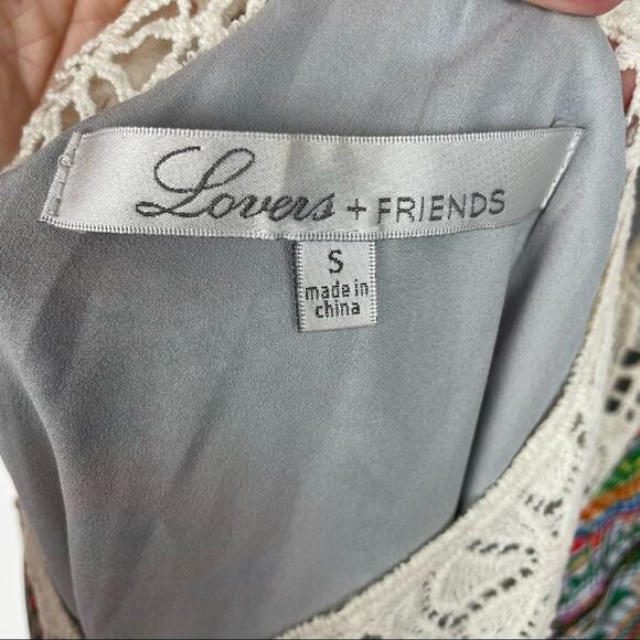 Lovers + Friends | Colorful Dress Lace Details Small - Picture 6 of 8
